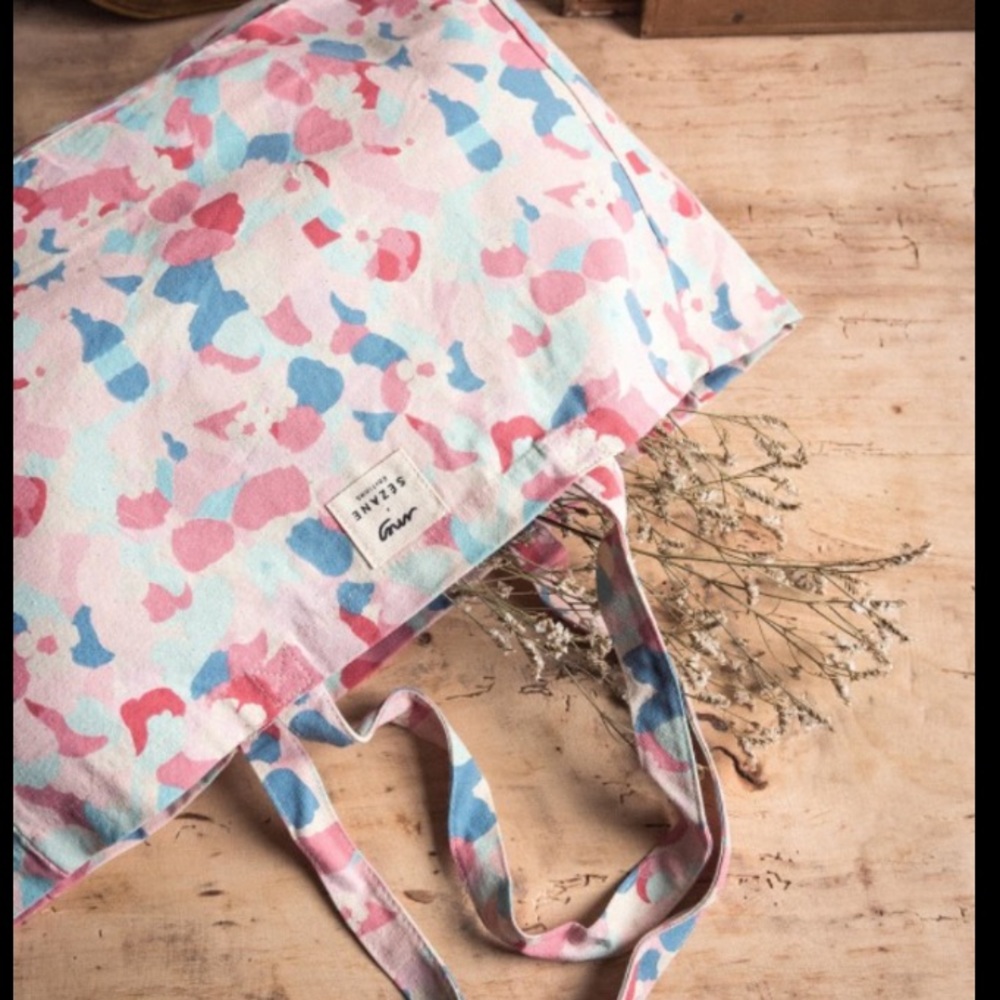Sézane Printemps Canvas Tote